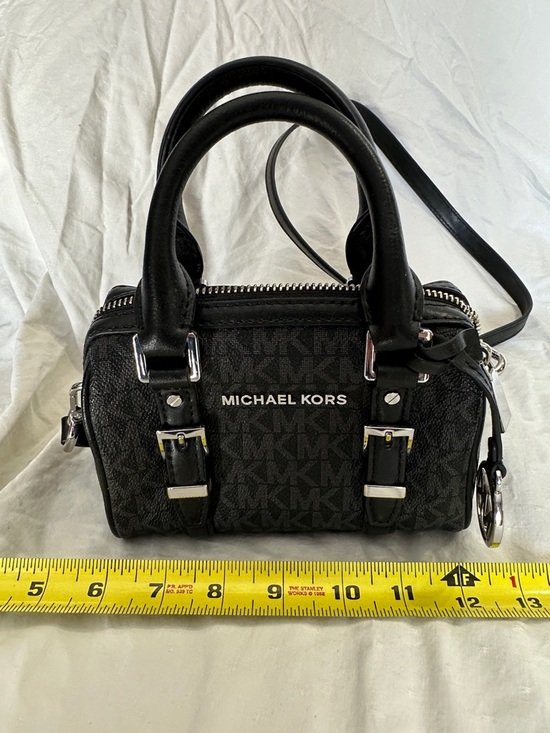 Michael Kors Handbags - Michael Kors Black Signature Mini Satchel
